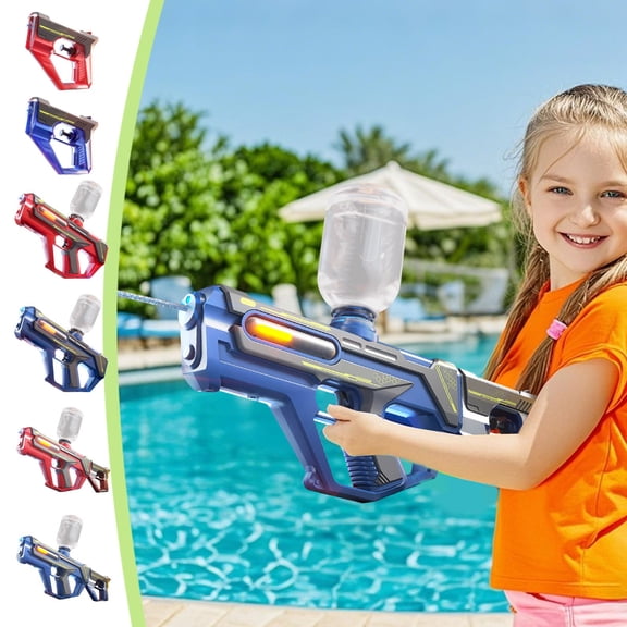 FEOLGEHLY Double Mode Water Gun, Large Capacity Water Blasters, Water Guns For Adults, Super Soaker Water Gun Long Range, ABS Plastic, for Beach Days, Pool Parties, Backyard Water Wars (D)