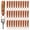 Brown, variant on 100Pcs PU Leather Keychain Blanks Bulk Blanks Keychain Kit with Key Rings DIY Multipurpose Keyring Set for DIY Key Chains Craft