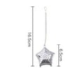 thumbnail image 3 of MasteelfCA Creative Star Shape Pendant Chain Tea Filter 304 Stainless Steel Mesh Tea Ball Strainer Tea Infuser, 3 of 8