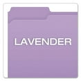 thumbnail image 5 of Double-Ply Reinforced Top Tab Colored File Folders, 1/3-Cut Tabs, Letter Size, Lavender, 100/box | Bundle of 5 Boxes, 5 of 7