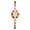 Gold, variant on Women's Analog Quartz Oval Watch: Removable Band Full Rhinestone Decor Bracelet Pearl Dial Wristwatch for Women - Versatile