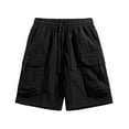 thumbnail image 1 of Mens Pantalones Casuales Multi-Bolsillo Elástico Pantalones Cortos de Cintura, Pantalones Cortos Deportivos Ligeros para Hombres, 1 of 7