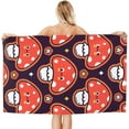 thumbnail image 2 of Mushrooms Large Beach Towel - Plush Thick Cotton Pool Towel, Adult Beach Towels, 2 of 16