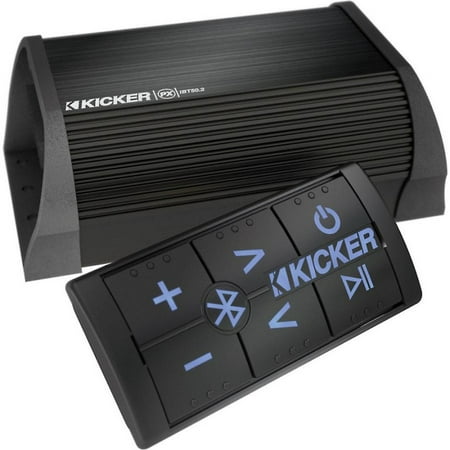 Kicker PXIBT50.2 2-Ch Marine Amp Amplifier W/ A2Dp Bluetooth Pxibt502 - Factory Certified