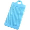 thumbnail image 1 of Mini tabla de lavar portátil, tabla de limpieza de ropa de plástico, accesorios de lino antideslizantes (azul) Xemadio LN-1417, 1 of 7