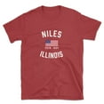 thumbnail image 1 of Niles Illinois Patriot Men's Cotton T-Shirt, 1 of 1