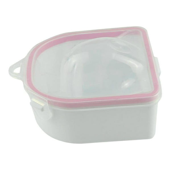 Cuenco para manicura, accesorio para remojar uñas, acrílico profesional, fácil de usar, removedor de polvo para esmalte de gel, herramienta para decor