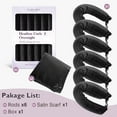 thumbnail image 6 of Overnight Hair Curlers Heatless Curls - 6 Pcs No Heat Blowout Curling Rods to Sleep In with Satin Hair Scarf, 6 of 7
