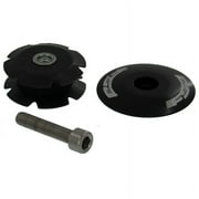 FSA Aluminum/Steel Steerer Tube Headset Star Nut & Aluminum Top Cap w/Bolt/Black