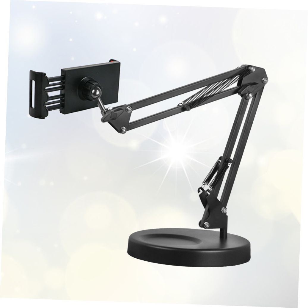 Pretyzoom Rotatable Suspension Arm Bracket Stand for Phone with Flexible Arm and Clip Holder