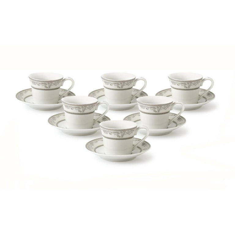 Cappuccino Cups and Saucers, Set of 2