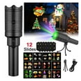 thumbnail image 6 of Holiday Projector Light, LED Halloween Christmas Project Lights Indoor Outdoor Festival Party With 12 Cards Film Pattern Flashlight USB Lamp Children
--------
,Make Atmosphere More Romantic, 6 of 6