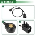 thumbnail image 4 of Sensor de golpe de encendido del motor del automóvil Unique Bargains para Ford E-150 2003-2014 No.XL3F12A699AA Negro, tono dorado, 4 of 7