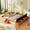 Brown+White, variant on Harper & Bright Designs King Size Floor Daybed with Stairs, Velvet Upholstered Daybed Frame with Lift-Up Side Storage, Low Platform Bed for with Padded Guardrails, Brown+White