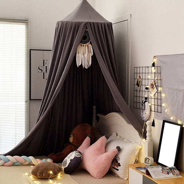 Mosquitera para bebés y niños, princesa, domo, castillo de ensueño, ropa de cama para bebés, castillo, tienda de juegos, casa colgante, rincón de lectura, C