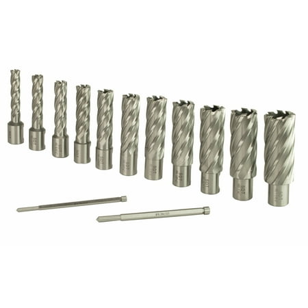 

Steel Dragon Tools® 13pc. High Speed Steel HSS Annular Cutter Kit 2 Depth