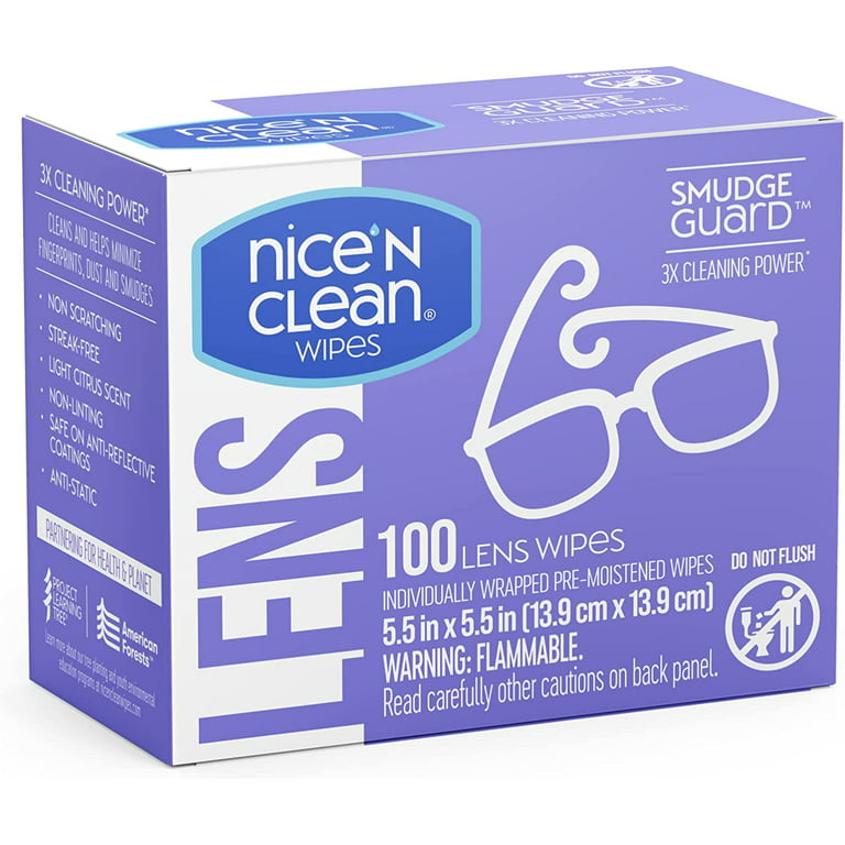 These lens cleaning wipes make my glasses look like new