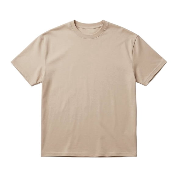 Playera George para Hombre Oversize Beige Talla EG