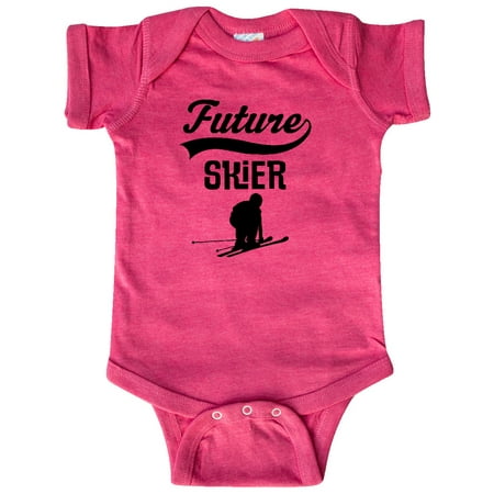

Inktastic Skiing Future Skier Gift Baby Boy or Baby Girl Bodysuit
