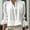 White, variant on MORTTIC Women's Ruffle Flare Sleeve Blouse Loose Fit Button-Down Shirt with Pleated Detail for Spring and Fall Khaki，XXL