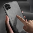 thumbnail image 3 of (Black)For Huawei nova 6 SE Lamba Skin Feel Leather Back Phone Case, 3 of 5