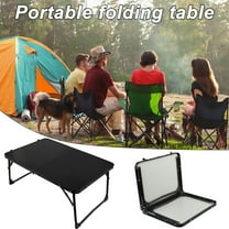 Wharick Outdoor Folding Table Aluminum Lightweight Beach Table for BBQ, Party, Camping, Picnic