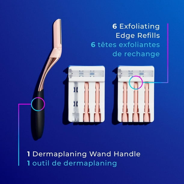 Schck Hydro Slk Dermaplanng Wand Refll Blades, 3ct Dermaplane