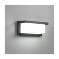 thumbnail image 1 of Lámpara de exterior, diseño versátil, aplique LED de 12 W, marco de aluminio fundido a presión, ahorro de energía, 1200 lúmenes, IP65, resistente al agua, construcción de aluminio para pasillo de, 1 of 5
