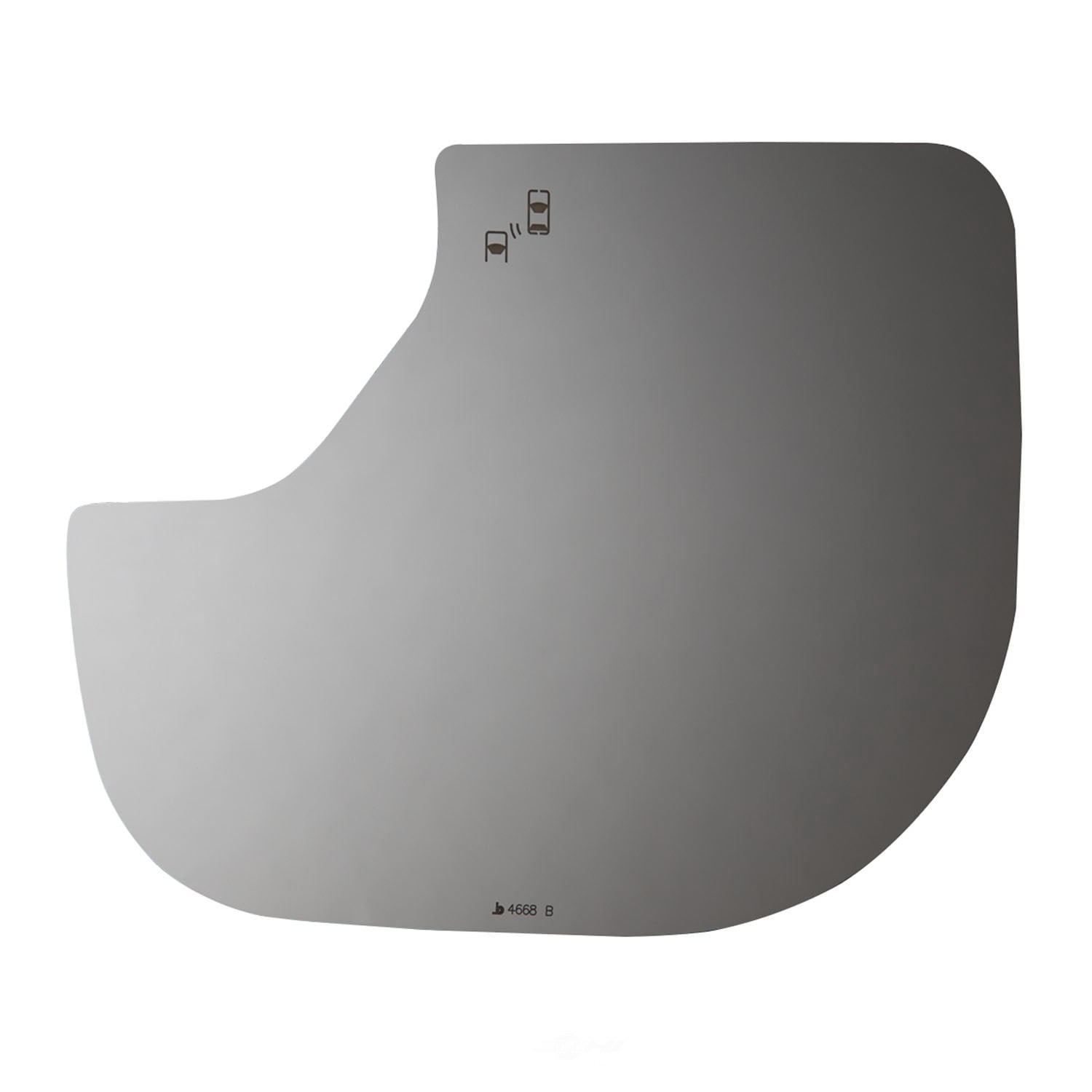 Burco Side View Mirror Replacement Glass - Clear Glass - 4668B
