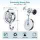 thumbnail image 3 of Paquete de 2 ganchos de ventosa de vacío resistentes especiales para organización de cocina, baño e inodoro, 3 of 5