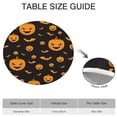 thumbnail image 6 of Halloween Harvest Pumpkin Print Round Tablecloth with Elastic Hem - Perfect Fit for 44 Inch Kitchen Dining Party Table, 6 of 6
