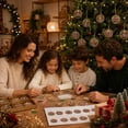 thumbnail image 6 of STPToys 12Pcs Christmas Ornaments 12PC DIY Diamond Painting Kits Wooden Snowman Santa Claus Letter Angel Hanging Decorations Craft Set for Xmas Tree Holiday Party Indoor Home Decor, 6 of 6