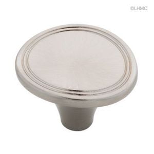 Liberty P17887-SN 1 3/8" Pinstripe Satin Nickel Cabinet & Drawer Knob