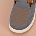thumbnail image 4 of Women‘s Slip On Walking Shoes Lightweight Comfort with Buckle Breathable Casual Shoes Non-Slip for Garden & Leisure Gray 8.5, 4 of 7