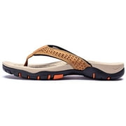 HOBIBEAR Mens Flip Flop Thong Sandals Indoor and Outdoor(Size 7.5-14Men)