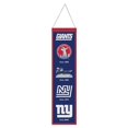 thumbnail image 1 of 8 x 32 in. NFL New York Giants Wool Heritage Evolution Design Banner, 1 of 1