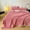 Pink, variant on TACILIP Flannel Fleece Throw Blanket Lightweight Warm And Soft Striped Couch And Bed Blanket Cozy Microfiber Ribbed Sofa Decor For All Season 27.6x39.4in Bedding, Gifts for Mom