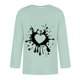 thumbnail image 5 of Camisetas de Manga Larga para Hombres, Día de San Valentín Impreso 3/4 Manga Camiseta de Fitness, Mezcla de Algodón Casual, 5 of 9