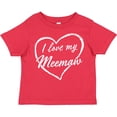 thumbnail image 3 of Inktastic I Love My Meemaw in White Chalk Heart Boys or Girls Toddler T-Shirt, 3 of 5