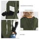 thumbnail image 5 of Sudadera con capucha para mujer, manga larga, color bloqueado, suave, informal, sudadera con capucha para uso diario, 5 of 6