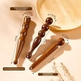 thumbnail image 4 of Natural Sandalwood Acupressure Massage Stick for Full Body, Gua Sha Tool, Muscle Knot Relief, Foot Reflexology Wand, 4 of 9