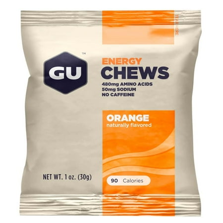 GU Energy Chews: Orange, Box of 18