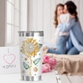 thumbnail image 4 of Mom Birthday Gifts from Daughter, Son – Coffee Tumbler/Mug – Cute Unique Gift Idea for Mama, Mother, New Mom, Wife, Funny Cup, Postpartum 20oz sunflower gifts, 4 of 6