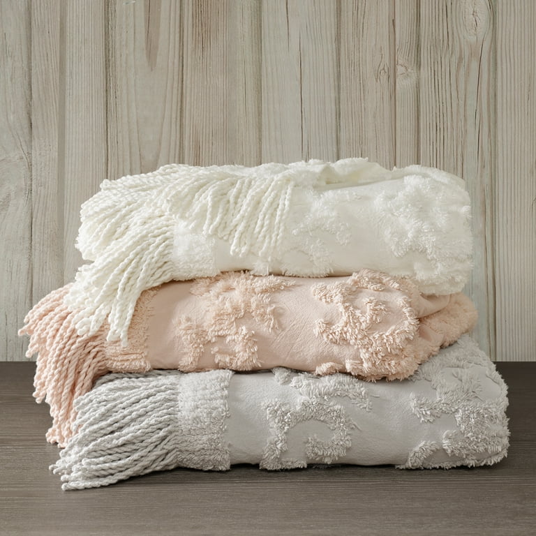 White tufted throw blanket new arrivals