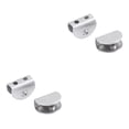 thumbnail image 2 of Moyic Office Hotel Glass Clamp Shelf Holder Bracket Furniture Panel Screw Aluminum Alloy Bedroom Door Mounted Hardware Type1 NO1, 2 of 6