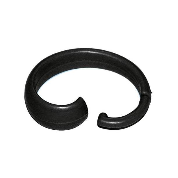 Set Of 12 Black Hang Ease C Type Plastic Shower Curtain Hooks Com Type Plastic Shower Curtain Hooks, Black Shower Curtain Hooks