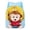 Light Blue, variant on GobdXE Back To School Unisex Student Detachable Plush Monkey Doll Mini Backpack Love Heart Embroidery Front Pocket Water Resistant Daypack Size:One Size