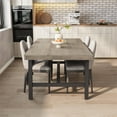 thumbnail image 4 of Huisuilinss Dining Table For 6~8 People,79" Wood Kitchen Table,Industrial Dinner Table,Long Rectangle Dining Table With Sturdy Metal Frame,Dining Room Table For Home Office Family(Only Table), 4 of 8