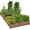 Dark Brown, variant on Alden Design Cedar Garden Bed Planter Box Raised Elevated Bed ,Outdoor