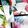 thumbnail image 4 of Erosebridal Cartoon Hummingbird Flannel Blanket, Flower Floral Patchwork Sherpa Throw 30x40, 4 of 6